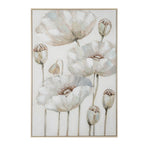 Poppy Stems Handpainted Canvas in Frame - Wall Art & Signs - British D'sire