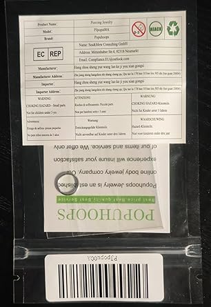 PopuHoops 316L Steel Hinged Body Piercing Hoops – 5–16 mm - Rings - British D'sire