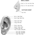 PopuHoops 316L Steel Hinged Body Piercing Hoops – 5–16 mm - Rings - British D'sire