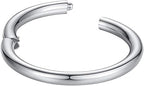 PopuHoops 316L Steel Hinged Body Piercing Hoops – 5–16 mm - Rings - British D'sire