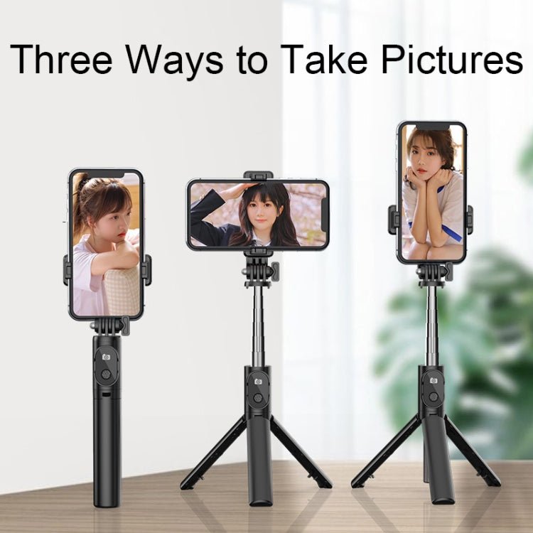 Portable 360 Degree Rotation Foldable Bluetooth Selfie Stick, Spec: P20S 72cm - British D'sire