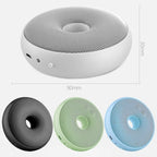 Portable Donut Electric Air Purifier Home Car Anion Ozone Deodorizer(Black) - British D'sire