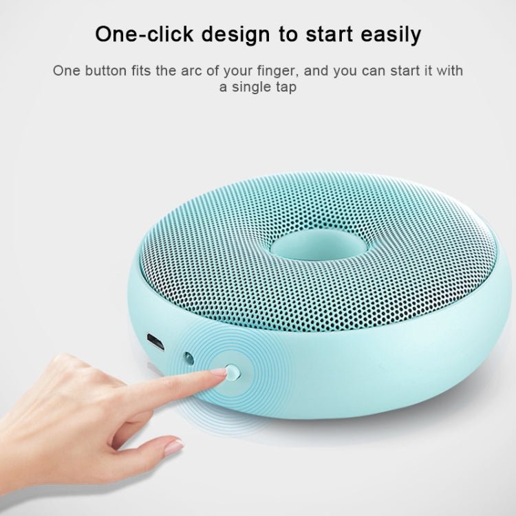 Portable Donut Electric Air Purifier Home Car Anion Ozone Deodorizer(Black) - British D'sire