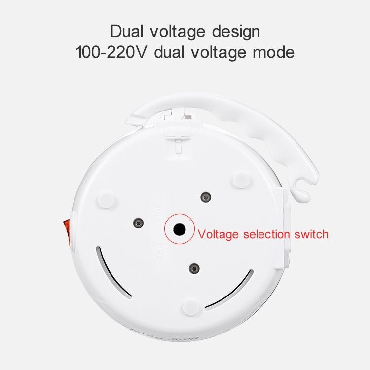 Portable Folding Silicone Intelligent Constant Temperature Travel Camping Electric Kettle, Power cord specification:US Plug(Blue) - British D'sire