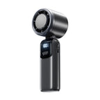 Portable Handheld Mini Turbo Fan In/Outdoor USB Rechargeable Ice Cooling Fans w/LED Display Fan (US Logistics For USPS/DHL/Fedex/UPS. No designated logistics accepted，TK/TMEU only For self-pickup） - British D'sire
