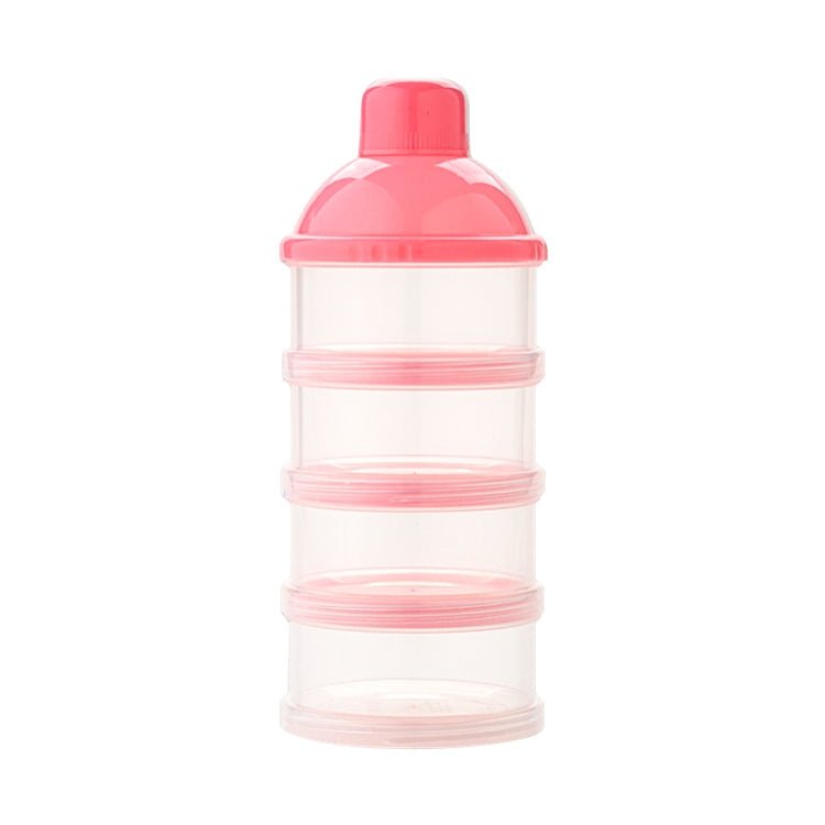 Portable Milk Powder Formula Dispenser Food Container Storage Feeding Box for Baby(Pink) - British D'sire Main image