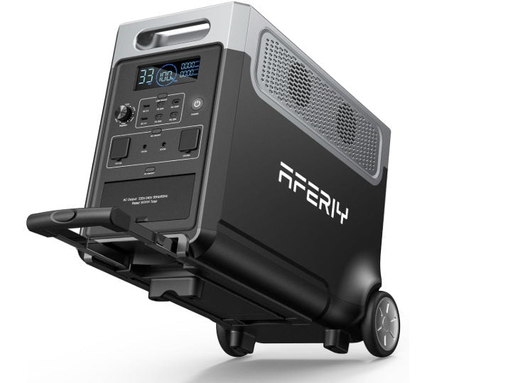 Portable Power Station 3600W 3840Wh, Capacity Extendable to 11520Wh, Electric Generator LiFePO4 as Backup Battery, 220V - 240V, EPS, UPS, BMS, Solar Generator for Camping, Travel, Power Outage - Portable Power Station - British D'sire Main image