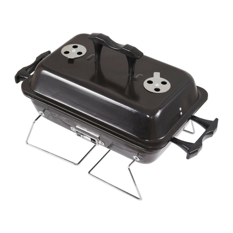 Portable Tabletop BBQ Grill Smoker with Lid - BBQ Grill - British D'sire