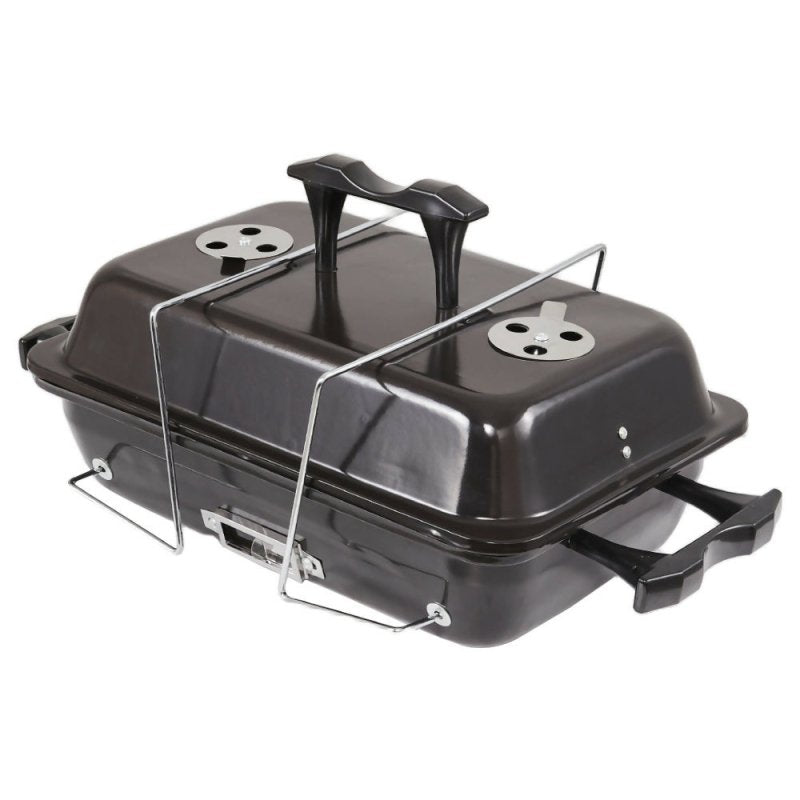 Portable Tabletop BBQ Grill Smoker with Lid - BBQ Grill - British D'sire