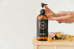 Posh Palm Sandalwood & Jasmine Hand Sanitizer Gel Pump Bottle 500ml - Sanitizers & Mouth Wash - British D'sire