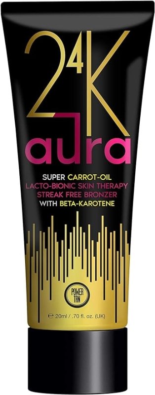 Power Tan 24K Aura Bronzing Sunbed Tanning Lotion Accelerator 250ml - British D'sire Main image