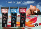 Power Tan Non-Stop Black Tingle Gelee (DHA Free) Hybrid UV Sunbed Tanning Accelerator Lotion 250ml - Body Care - British D'sire