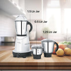 Premier KM 501 Grinder/Blender, White, 550W - Kitchen Accessories - British D'sire