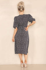 Printed Midi Dress - Dresses - British D'sire