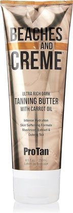 Pro Tan Beaches and Cream Ultra Rich Dark Tanning Butter with Carrot Oil (250ml) - British D'sire