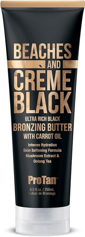 Pro Tan Beaches and Creme Ultra Rich Black Bronzing Butter with Carrot Oil (250ml) - British D'sire