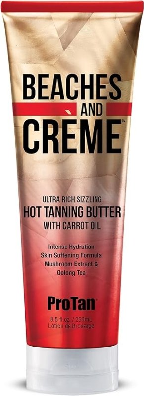 Pro Tan Beaches and Creme Ultra Rich Hot Tanning Butter with Carrot Oil (250ml) - British D'sire Main image