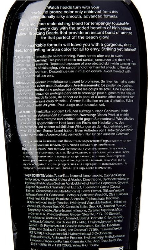 Pro Tan Black Bodaciously Remarkably Powerful 50XX Ultra Dark Sunbed Lotion 250 ml - British D'sire