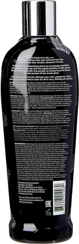 Pro Tan Black Bodaciously Remarkably Powerful 50XX Ultra Dark Sunbed Lotion 250 ml - British D'sire