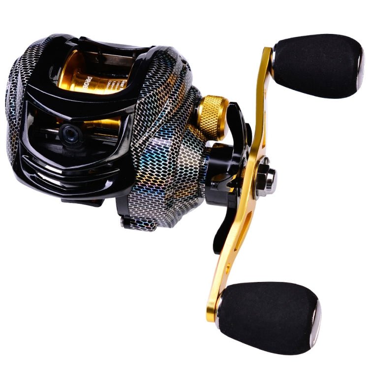 PROBEROS Metal Drop Wheel 18+1 Axis Lure Fish Wheel, Style: DW132PL Left Hand - British D'sire
