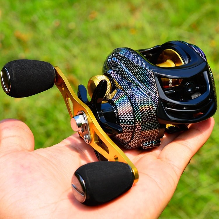 PROBEROS Metal Drop Wheel 18+1 Axis Lure Fish Wheel, Style: DW132WL Left Hand - British D'sire