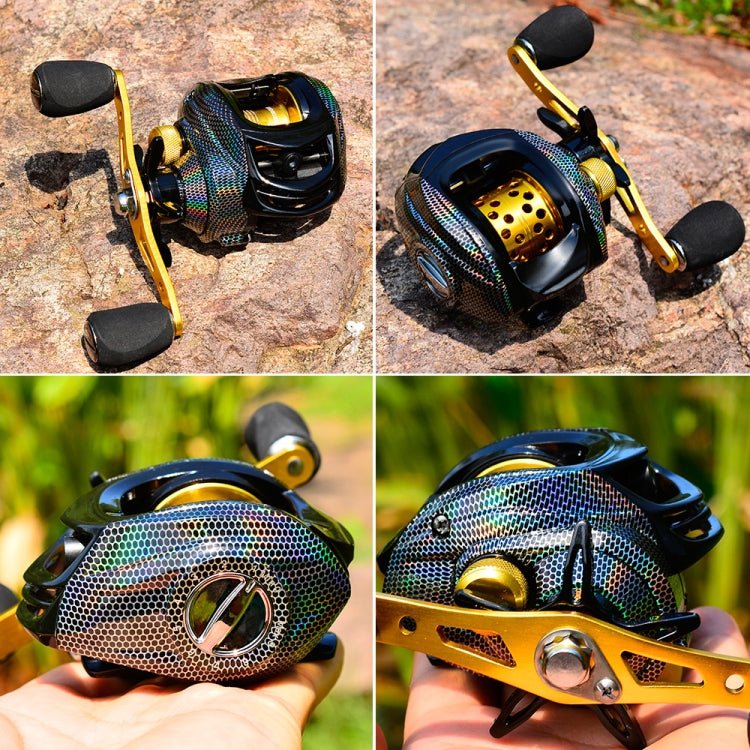 PROBEROS Metal Drop Wheel 18+1 Axis Lure Fish Wheel, Style: DW132WL Left Hand Secondary image