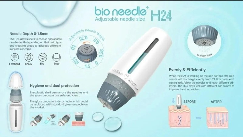 Professional Microneedling at Home 0-1.5mm Adjustable Derma Stamp Secondary image