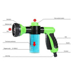 Professional Multifunction Auto Foam Car Washer 3 Grade High Pressure Water Nozzle - British D'sire