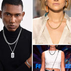 PROSTEEL Men Sturdy Cuban Chain Necklace, 3/6/9/12mm, 14" 18" 20 Length Stainless Steel Gold Plated/316L Stainless Steel/Black (Send Box) - Unisex Jewellery - British D'sire