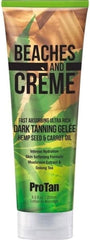 ProTan Beaches & Creme Fast Absorbing Ultra Rich Dark Tanning Gelee with Hemp Seed & Carrot Oil 250ml - British D'sire