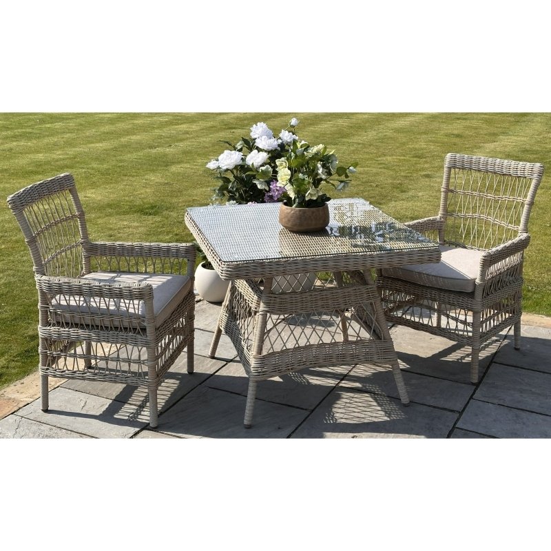 Provence Collection Outdoor 4 Seater Dining Set - Outdoor Furniture - British D'sire