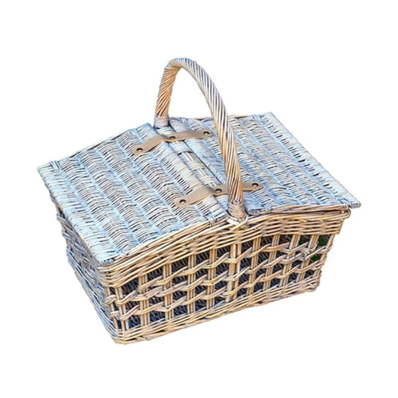 Provence Open Weave Empty Picnic Basket - Empty Picnic Baskets - British D'sire
