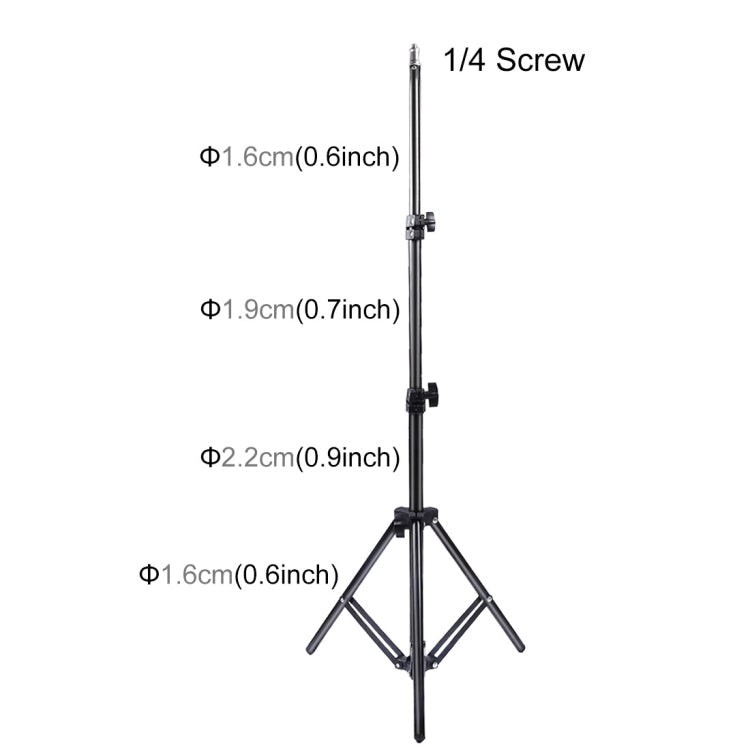 PULUZ 1.1m Height Tripod Mount Holder for Vlogging Video Light Live Broadcast Kits - British D'sire