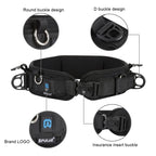 PULUZ 2 in 1 Multi-functional Bundle Waistband Strap + Double Shoulders Strap Kits with Hook for SLR / DSLR Cameras - British D'sire