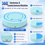 PULUZ 20cm Electric 360 Degree Rotating Display Stand Turntable, Speed / Angle / Direction Adjustable, Load 5-10kg (Blue) - British D'sire