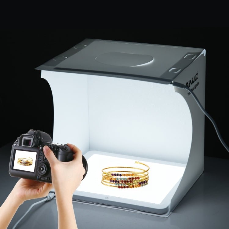 PULUZ 20cm LED Shadowless Light Pad for Photo Studio Box - British D'sire