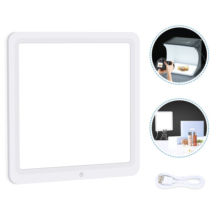 PULUZ 20cm LED Shadowless Light Pad for Photo Studio Box - British D'sire Main image