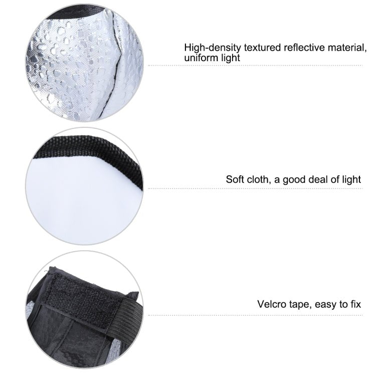 PULUZ 20cm Octangle Style Foldable Soft Flash Light Diffuser Softbox - British D'sire