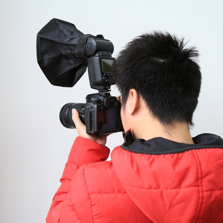 PULUZ 20cm Octangle Style Foldable Soft Flash Light Diffuser Softbox - British D'sire