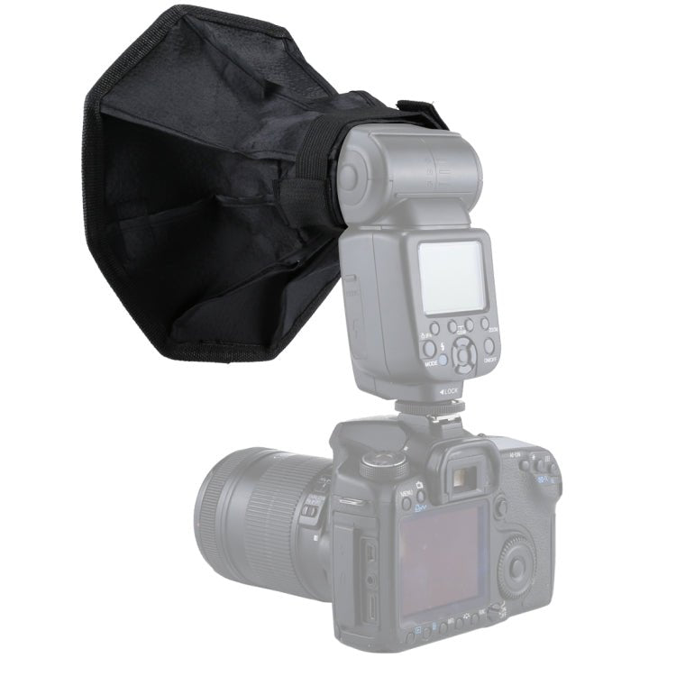 PULUZ 20cm Octangle Style Foldable Soft Flash Light Diffuser Softbox - British D'sire