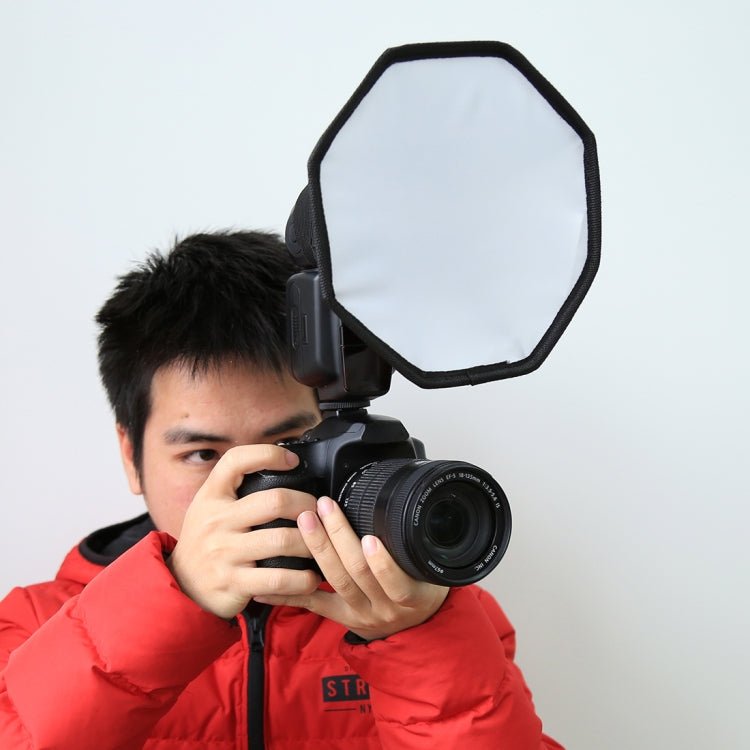 PULUZ 20cm Octangle Style Foldable Soft Flash Light Diffuser Softbox - British D'sire