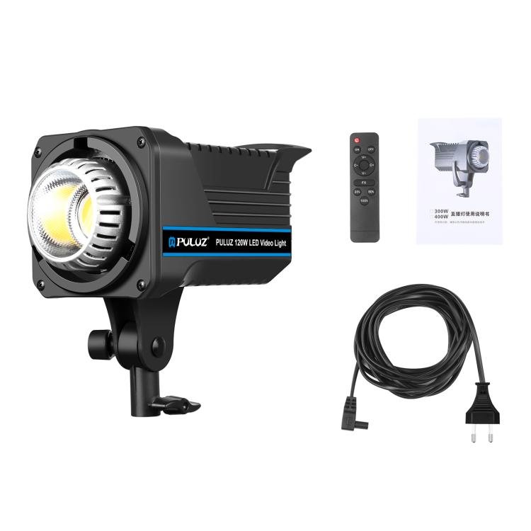PULUZ 220V 120W Studio Video Light Dual Color Temperature Built-in Dissipate Heat System with Remote Control(EU Plug) - British D'sire