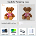 PULUZ 23cm Ring LED Panel Folding Portable Light Photo Lighting Studio Shooting Tent Box Kit with 6 Colors Backdrops (Black, White, Yellow, Red, Green, Blue), Unfold Size: 24cm x 23cm x 23cm - British D'sire
