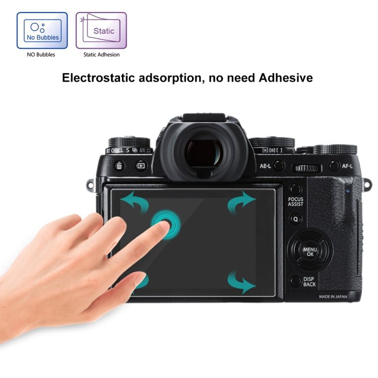 PULUZ 2.5D 9H Tempered Glass Film for Fujifilm X-T1, Compatible with Fujifilm X-T2 / X-A3 / X-A5 / X-A10 / X-A20 - British D'sire