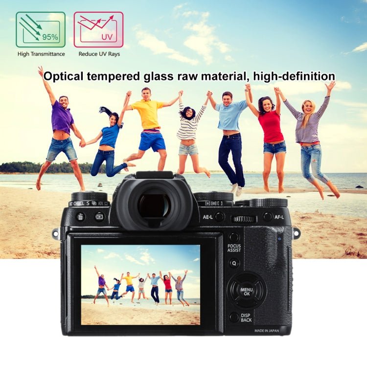 PULUZ 2.5D 9H Tempered Glass Film for Fujifilm X-T1, Compatible with Fujifilm X-T2 / X-A3 / X-A5 / X-A10 / X-A20 - British D'sire