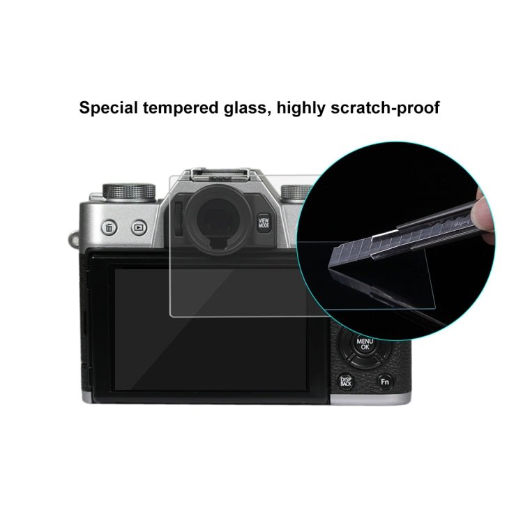PULUZ 2.5D 9H Tempered Glass Film for Fujifilm X-T10, Compatible with Fujifilm X-A1 / X-A2 / X-M1 / X30 / X-T20 / X-T30 / X-T100 / X-E3, Panasonic GF8, Nikon S2, Casio ZS240 / ZS210 / ZS190 / EX-FR200 / EX-FR110H / EX-FR100L / EX-FRX10 - British D'sire