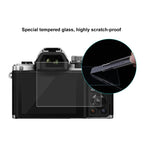 PULUZ 2.5D 9H Tempered Glass Film for Olympus EM10 / II / III / OM-D / EM-1/ II / III / E-P5 / E-PL7 / E-PL8 / 8 / 9 EM5 II / PEN-F / EM1X, Nikon 1V3, Panasonic GF6 / G99 / GX7III GX8 / GH3, Fujifilm X-H1 - British D'sire