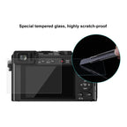 PULUZ 2.5D 9H Tempered Glass Film for Panasonic DMC-LX100, Compatible with Panasonic TX1 / TX2 / LX100II / LX100 / GF2 / GF3 / GF5 / GF6 / WEA / GM1 / FL1GK / GX7 / GF9 / GF8 / GF7 / GM1S / TZ70 / T ... X-E3, Nikon S2 / XS10, Casio ZS240 / ZS210 / ZS190 - British D'sire