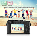 PULUZ 2.5D 9H Tempered Glass Film for Panasonic DMC-LX100, Compatible with Panasonic TX1 / TX2 / LX100II / LX100 / GF2 / GF3 / GF5 / GF6 / WEA / GM1 / FL1GK / GX7 / GF9 / GF8 / GF7 / GM1S / TZ70 / T ... X-E3, Nikon S2 / XS10, Casio ZS240 / ZS210 / ZS190 - British D'sire
