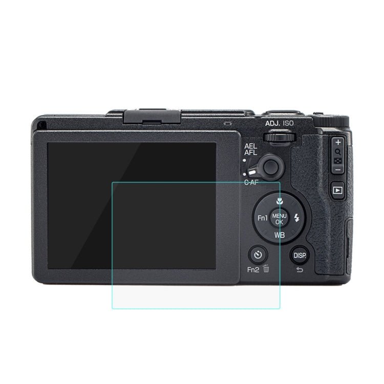 PULUZ 2.5D 9H Tempered Glass Film for Ricoh GR II / GR, Compatible with Casio ZS29 / ZS28 / ZS27 / Z550, Panasonic SZ10, Sony A58 / 55 / DSC-WX60 / DSC-W730, Canon IXY210 / A3300 / SX70 / S90 / G1X - British D'sire